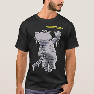 Camiseta Gato Con Disco Frisbee Jugador De Frisbee Lanzador