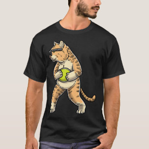 Camiseta Gato Con Disco Volador De Golf Discoteque Jugador 