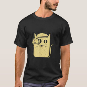 Camiseta Gato con fotografía de cámara gatitos regalo Masco