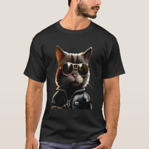 Camiseta Gato con gafas de sol Gato Gato Madre Miau Paws Me