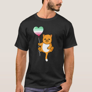 Camiseta Gato Con Globo Abrosexual
