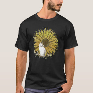 Camiseta Gato Con Hermosas Garras De Girasol Ama Gato Mamá