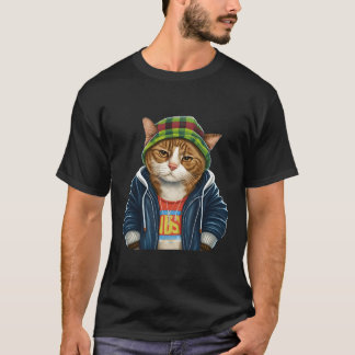 Camiseta Gato con Ilustracion