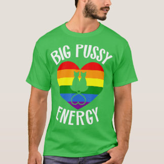 Camiseta Gato con lluvia de gatos de gays lesbianas de gran