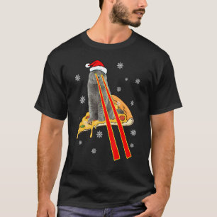 Camiseta Gato Con Ojos Láser Navidades Graciosos De Gato Pi