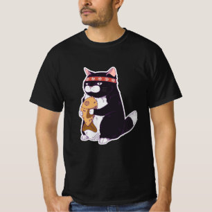 Camiseta Gato con pastel de Taiyaki