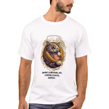 Camiseta Gato con Sarcasmo | 3 Horas de Sueño Dive