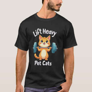 Camiseta Gato con tema de animal divertido para gimnasio y