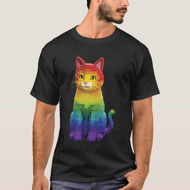 Camiseta Gato Constructor Maestro Ladrillos Bloque Construc (Anverso)