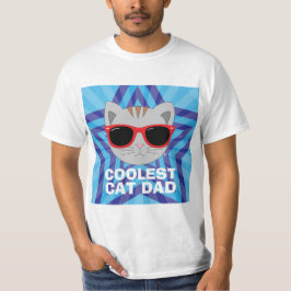 Camiseta Gato COOLEST CAT DAD GALLETAS de sol
