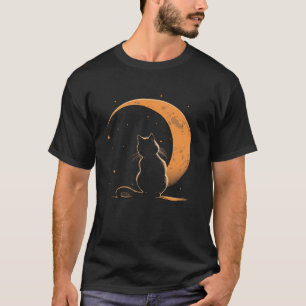Camiseta Gato Crescent Black Moon Sailor