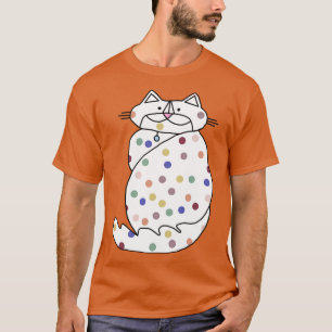 Camiseta Gato Cuaderno Equilibrado
