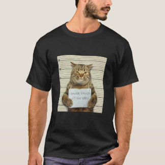 Camiseta Gato Culpable Derribando Cosas Dueño de Gato