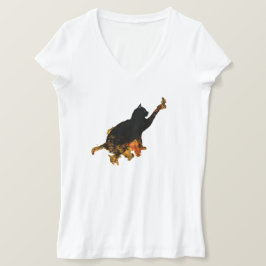 Camiseta Gato curioso
