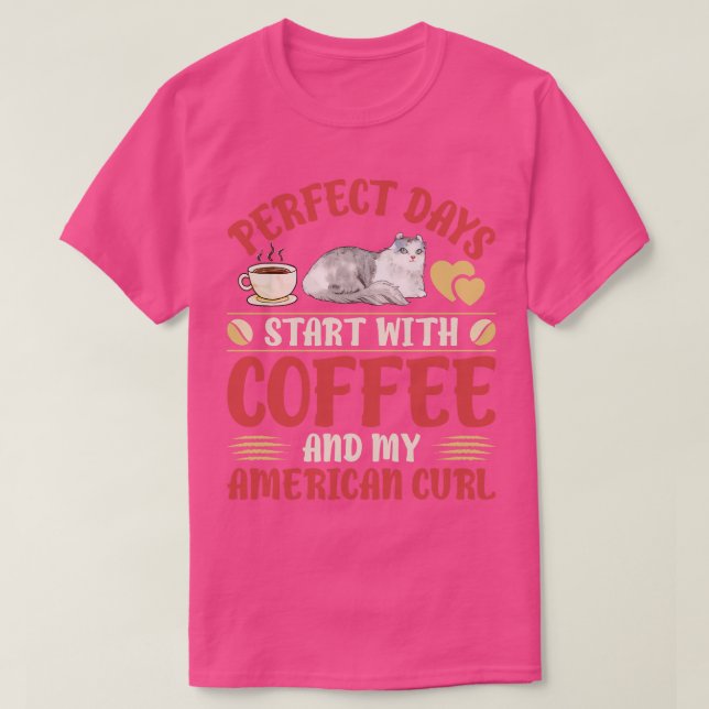 Camiseta Gato curl americano (Diseño del anverso)
