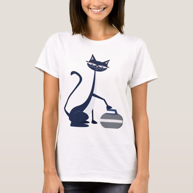 Camiseta Gato curvador (Anverso)
