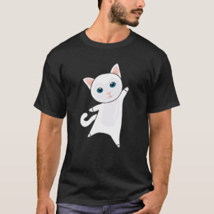 Camiseta Gato Cute Gatito Gatos Blancos Cute Animales