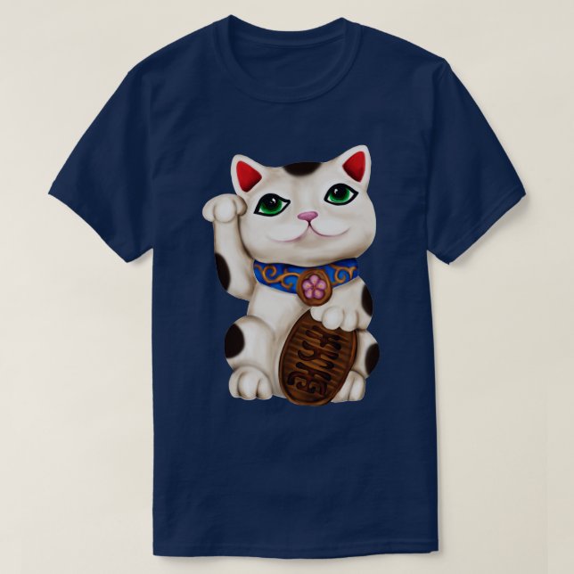 Camiseta Gato Cute Manekineko (Diseño del anverso)