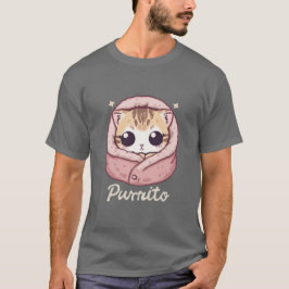 Camiseta Gato Cute Purrito – Adorable Gato con Juego de Pal