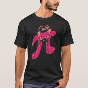 Camiseta Gato Cutie Pi 3 14 14 de Marzo Profesor de Matemát