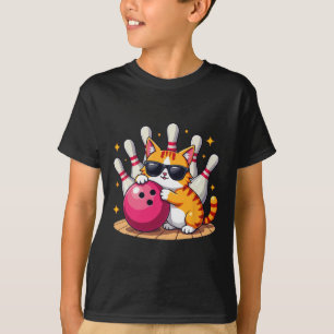 Camiseta Gato Cuto Con Sombrillas Gato Jugando Bolas Para H