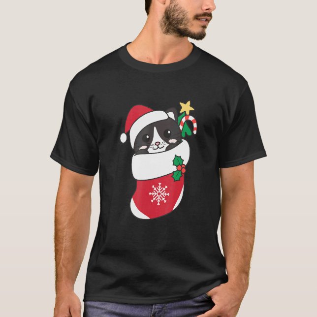 Camiseta Gato Cuto Para Navidades Gato 4 (Anverso)