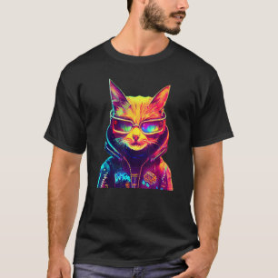 Camiseta Gato Cyberpunk 6