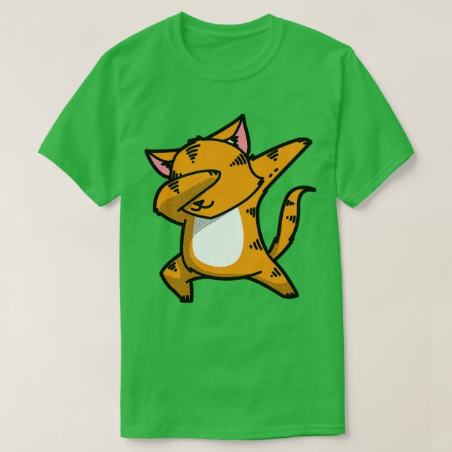 Camiseta Gato Dabbing (Diseño del anverso)