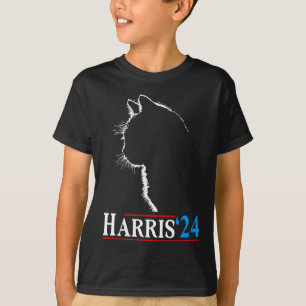Camiseta Gato Dama Graciosa Gato Damas Para Kamala Harris 2