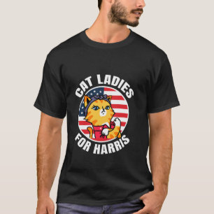 Camiseta Gato Damas De Harris Feminista Retro Vintage Funny