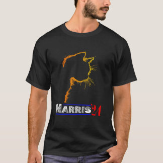 Camiseta Gato Damas de Kamala Gracioso Cat 2024 Kamala Harr
