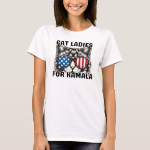 Camiseta Gato Damas de la divertida política electoral de K