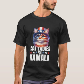 Camiseta Gato Damas para el presidente de Kamala Harris 202