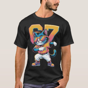 Camiseta Gato Danzarín Genial 67 Regalo para Fanático de Bé