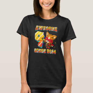 Camiseta Gato de 9 años asombroso desde el noveno cumpleaño