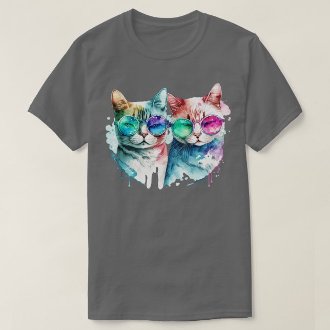Camiseta Gato de agua (Diseño del anverso)