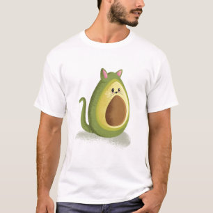Camiseta Gato de aguacate