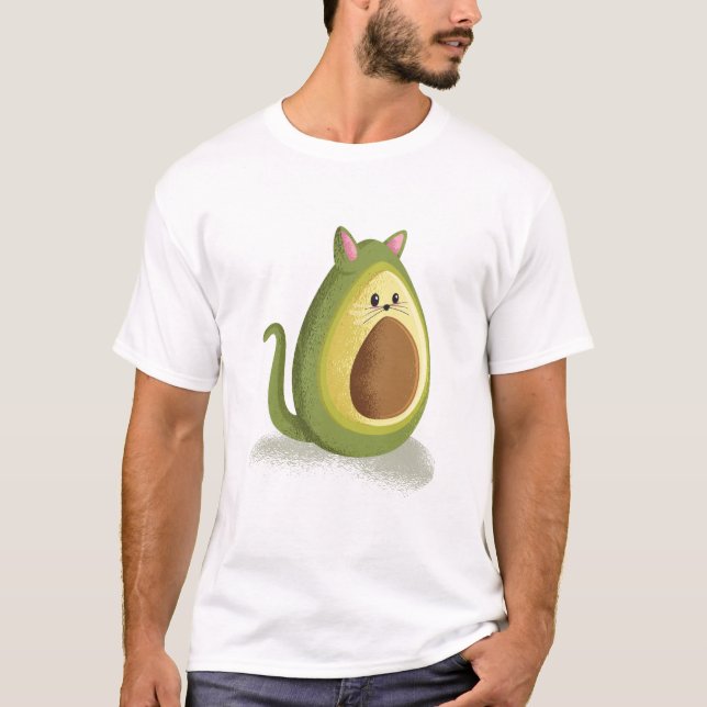 Camiseta Gato de aguacate (Anverso)
