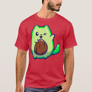 Camiseta Gato de aguacate