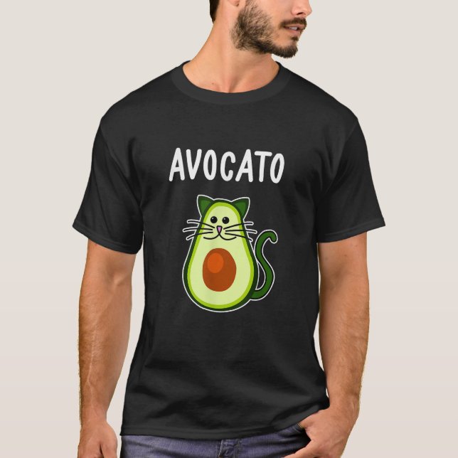 Camiseta Gato de aguacate (Anverso)