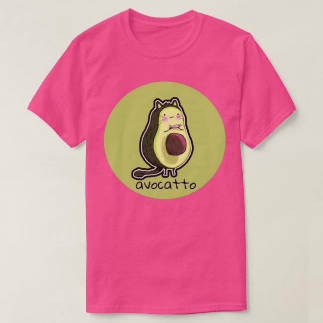 Camiseta Gato de aguacate Classic TShirt (Diseño del anverso)