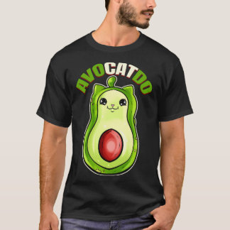 Camiseta Gato De Aguacate En Pursday