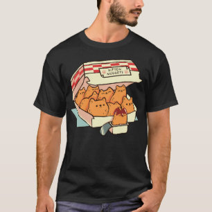 Camiseta Gato De Alimentos Rápidos De Gato Gatito De Gemelo