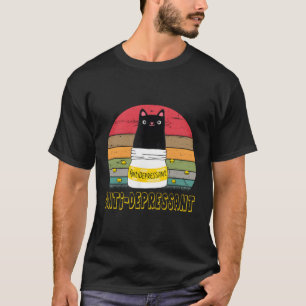 Camiseta Gato de antidepresivos