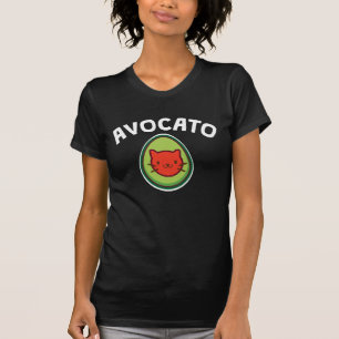 Camiseta Gato de Avocato y amante divertido del gato del