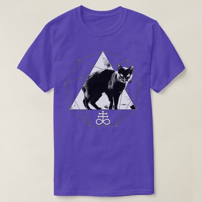 Camiseta Gato de azufre esotérico (Diseño del anverso)
