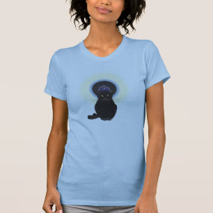 Camiseta Gato de azules