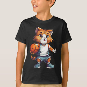 Camiseta Gato de baloncesto