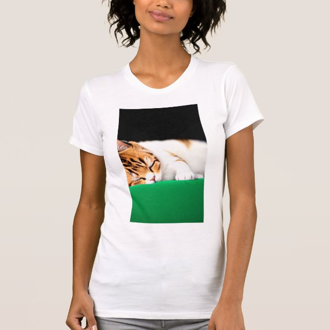 Camiseta Gato de bandera PALESTINA LIBRE (Anverso)
