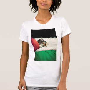 Camiseta Gato de bandera PALESTINA LIBRE